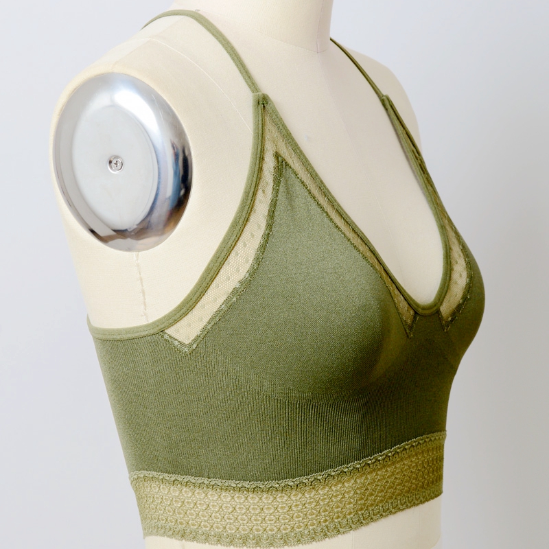 GA-5494 Grace Girl Dàn Polkadot Ren Trim Bralette Bán buôn