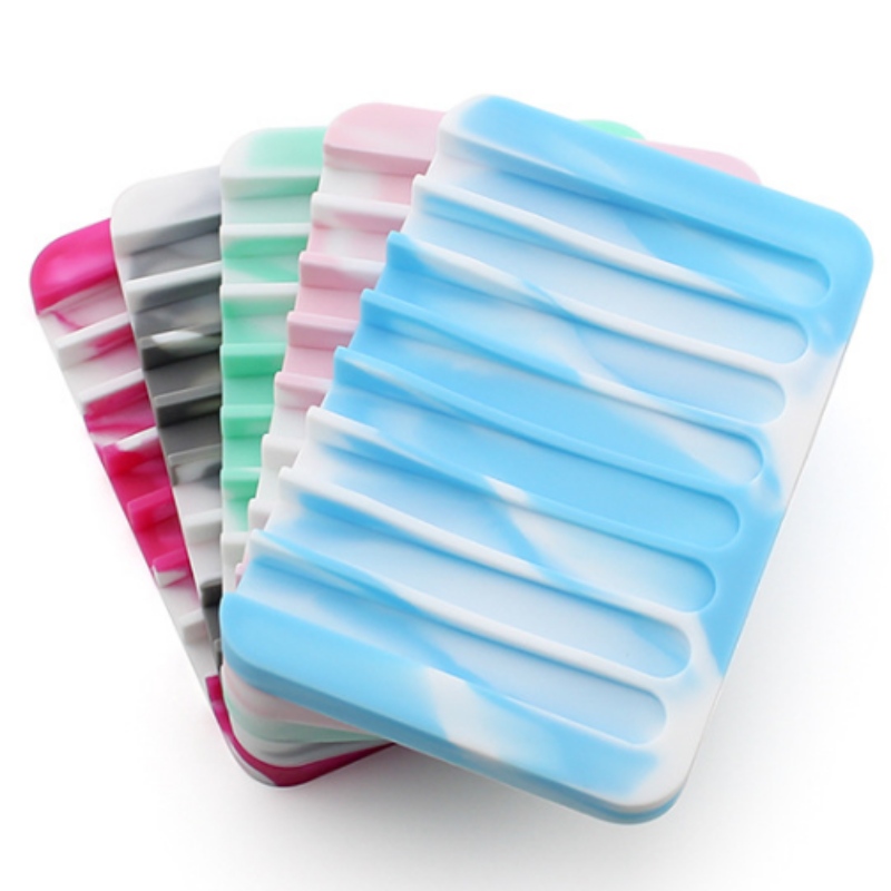 Giá đựng xà phòng nhỏ giọt màu hỗn hợp vuông