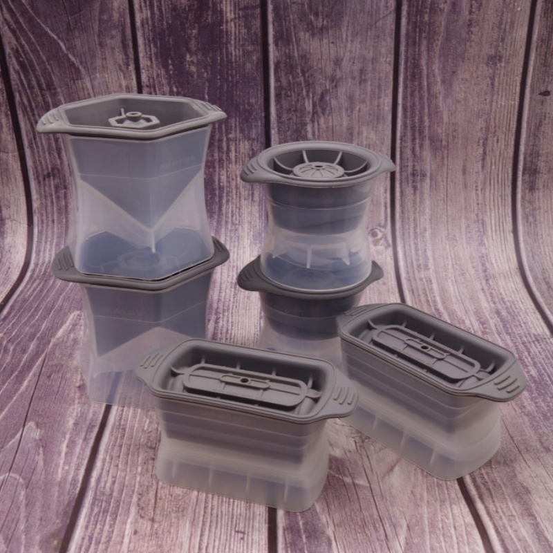 Khuôn khúc côn cầu trên băng bằng nhựa silicone khuôn nhựa hình khúc côn cầu trên băng đông lạnh nhanh Khuôn khúc côn cầu trên băng silica gel đông lạnh nhanh