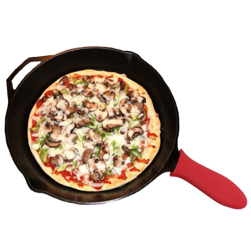 Nắp đậy tay cầm silica gel dày nắp tay cầm nắp chảo rán tay cầm silica gel găng tay cách nhiệt chống trượt