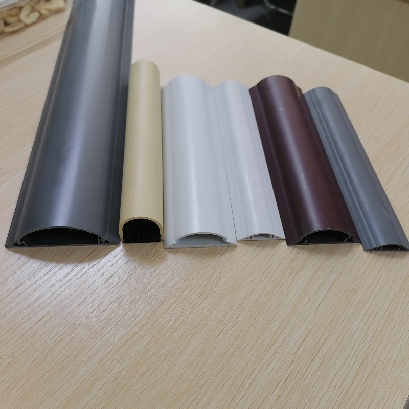 Cấu hình thân PVC cứng cáp hình bán nguyệt vòng cung dây nối đất bao bọc cáp tấm chắn bảo vệ sàn dây bảo vệ thân vỏ