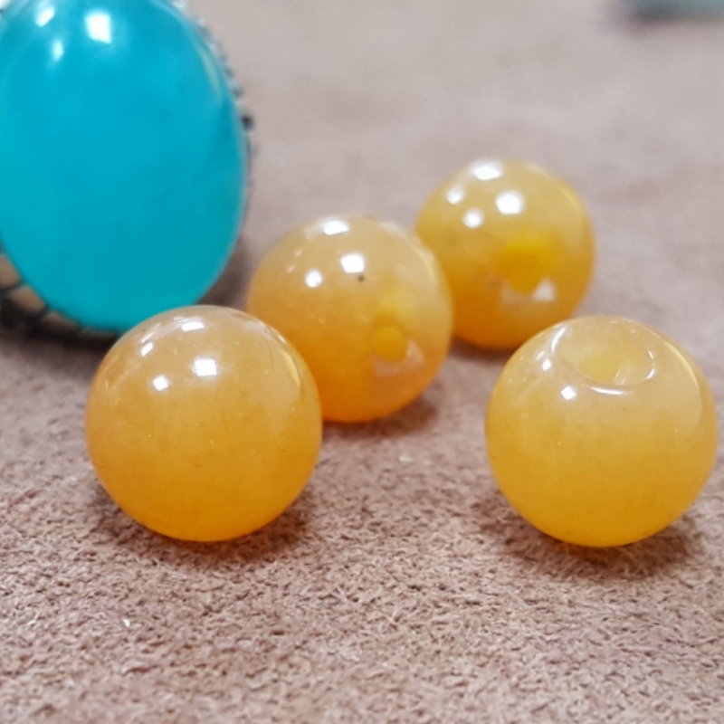 Red Dongling ngọc bích bên lỗ Qipao nút đầu đá quý tự nhiên bán đá quý phụ kiện trang sức tùy chỉnh nhà máy chế biến