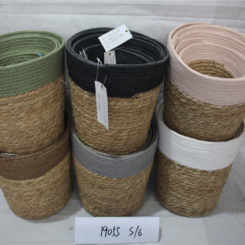 Thiết kế mới Giỏ lưu trữ bánh mì hình bầu dục bằng mây PE bền đẹp