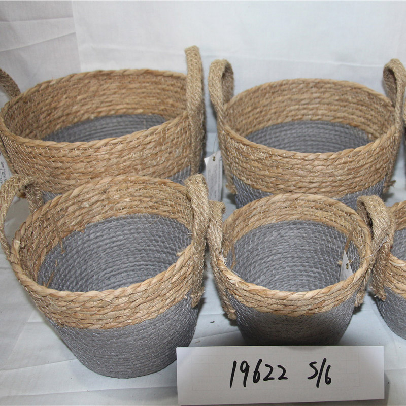 Giỏ rơm thời trang rất tốt và giỏ đựng đồ trang trí nhà