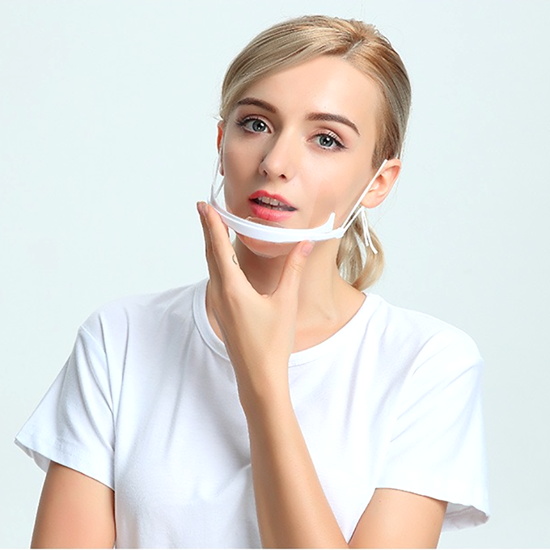 Chống Spatter Clear Smile Mở miệng Tấm chắn bằng nhựa cho mũi và miệng để làm đẹp
