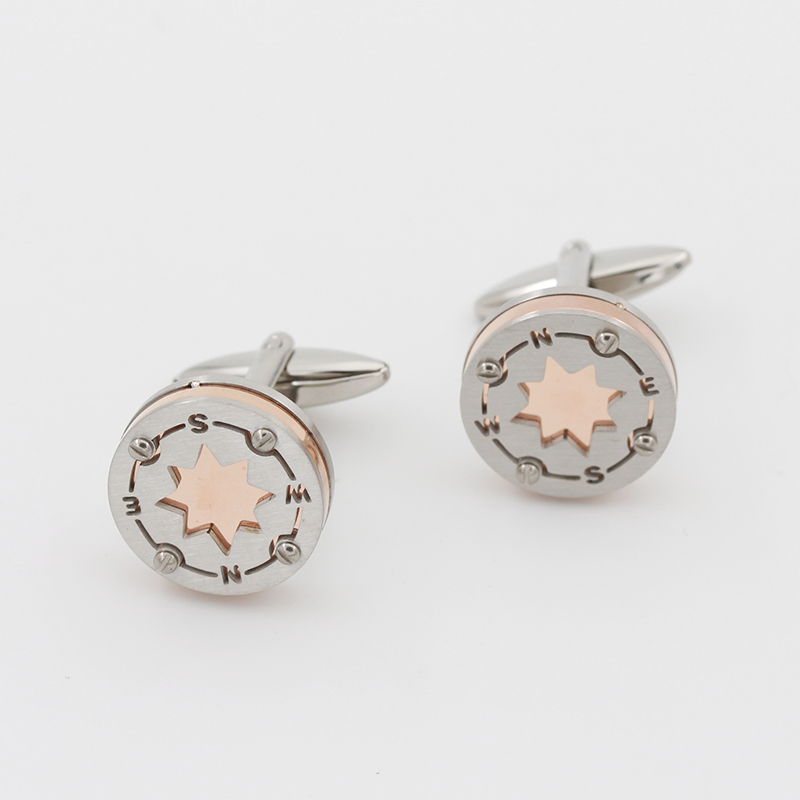 Bán buôn khuy măng sét phong cách gió hai tông màu cho nam