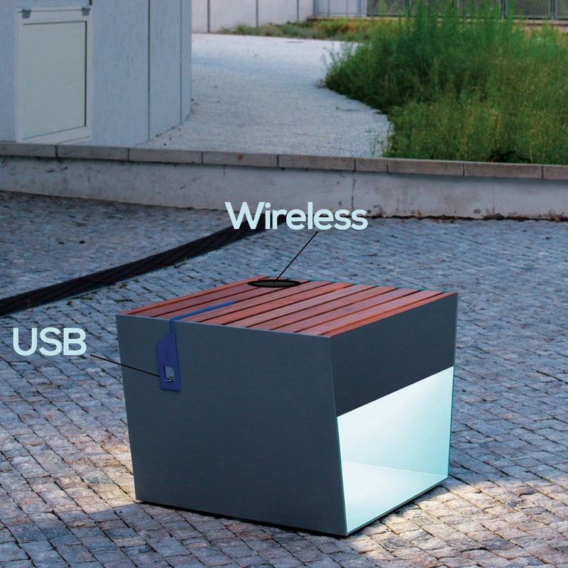 Giá rẻ Thiết kế đa dạng WiFi USB sạc Hộp kim loại năng lượng mặt trời