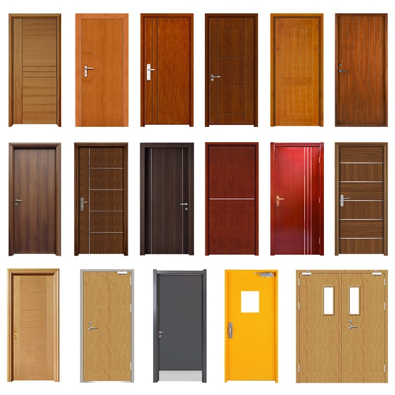 Cài đặt mới trong khách sạn Cửa gỗ xếp hạng 1 giờ Cháy cửa Nhà máy Trung Quốc Cửa ra vào khách sạn Chống cháy 60 phút Cửa gỗ xếp hạng Cài đặt mới tuôn ra Cửa gỗ chống cháy giá rẻ cho khách sạn