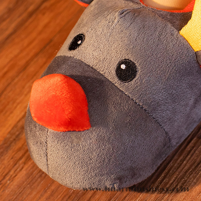 Nội trong, dép ấm, tuần lộc, gấu Bắc Cực, dép lê gấu, dép lê, không bị trượt bằng chấm và móng gấu, dép nhà,