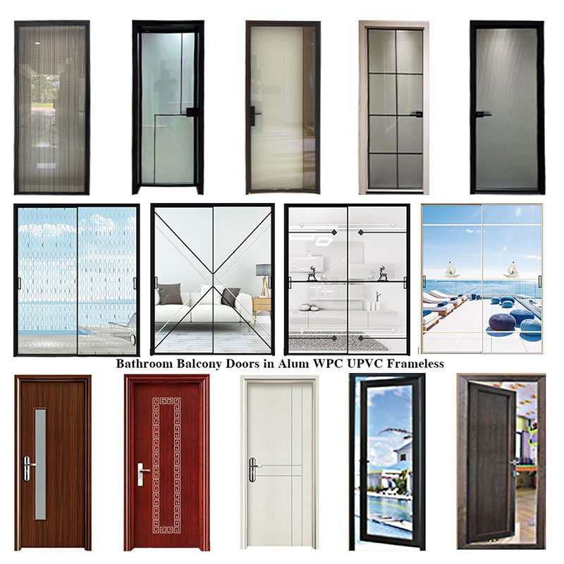 Đóng cửa phòng vệ sinh gỗ mới Kính cho Dubai CHpc Cửa nóng bán nước chống nước bảng Cầu Cầu Cầu Nhân sự của cửa gỗ Nhân sự