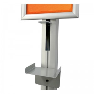 Trang trí Cửa hàng Dễ vỡ kim loại đôi tay ô nhiễm trùng khớp kim loại.