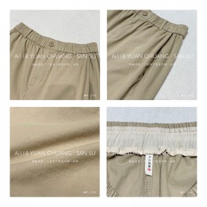 Cởi quần đâu ra làm cho vừa cho bất cứ dịp nào, vải lanh tự động thoải mái nhất 11722 Stylust and Loose Pants.