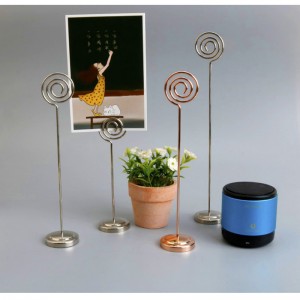 TMJ PP-5450 Hàng sáng tạo tuyệt đỉnh cao của đỉnh cao Clip nền thép không rỉ Mời thẻ bàn tính giá dĩa giá trị hàng đầu