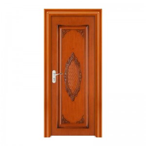 2021 Trung Quốc gỗ đơn cửa với khóa thông minh khóa cửa an ninh trong xử lý bề mặt sơn chaina