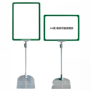 TMJ POP 044Đối với cửa hàng nội thất và cửa hàng sách Mặt bàn trưng bày bằng gỗ Đế trong suốt POP Chủ dấu hiệu acrylic 8,5 x 11 inch Khung quảng cáo