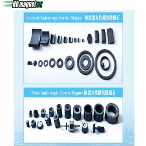 Magent Ferrite dị hướng thiêu kết
