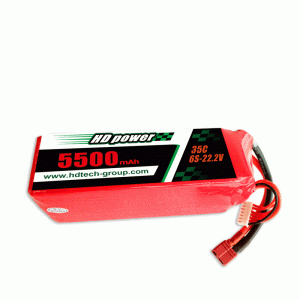 Pin lipo HD POWER 5500mAh 35C 6S 22.2V