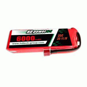 Pin HD POWER 6000mAh 35C 3S 11.1V lipo