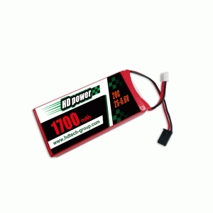 Pin HD POWER 1700mAh 20C 2S 6,6V LiFe cho Bộ thu & Bộ phát