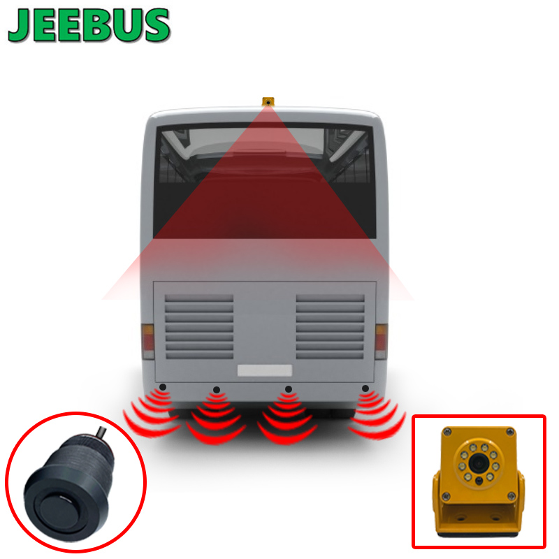 Xe chở xe buýt đậu xe siêu tốc tín hiệu Radar Theo dõi hệ thống 1080P quay với 16 nhạy cảm phát hiện thị thị thị lưới cảnh báo điện tử mù