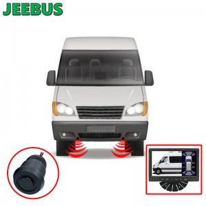 Bán buôn Hệ thống giám sát cảm biến đỗ xe trực quan bằng sóng siêu âm với Camera lùi Xe Van Camper 8 Cảm biến Radar phát hiện màn hình kỹ thuật số