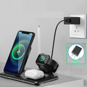 Trạm sạc không dây 4 trong 1