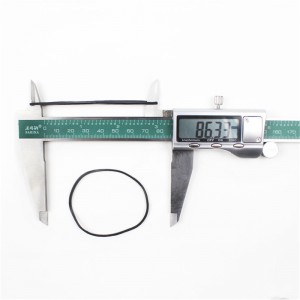 Bán buôn tại chỗ đường kính 43mm màu đen cao khả năng đàn hồi cao độ đàn hồi cao an toàn và bảo vệ môi trường dây cao su thiên nhiên nông nghiệp