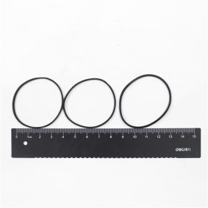 Nhà máy bán trực tiếp độ đàn hồi cao khả năng phục hồi tốt Dây cao su đen đường kính 38mm vòng cao su đóng đai thực vật