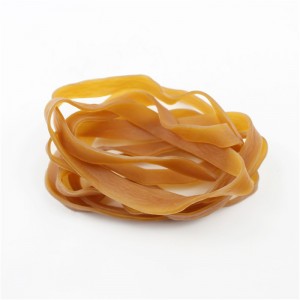 Các nhà sản xuất tùy chỉnh dây cao su kéo dài và mở rộng màu vàng trong suốt độ đàn hồi cao không dễ bị đứt dây cao su quá khổ