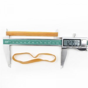 Các nhà sản xuất tùy chỉnh dây cao su kéo dài và mở rộng màu vàng trong suốt độ đàn hồi cao không dễ bị đứt dây cao su quá khổ