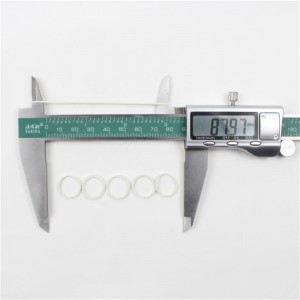 Factoty bán hàng trực tiếp dây cao su trắng mini độ đàn hồi cao vòng cao su độ dẻo dai cho gói đường dữ liệu