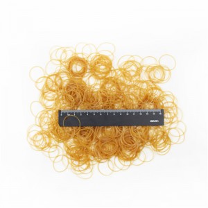 Nhà máy tùy chỉnh màu rắn màu vàng văn phòng đàn hồi cao dây cao su thực tế