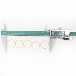 Nhà máy tùy chỉnh màu rắn màu vàng văn phòng đàn hồi cao dây cao su thực tế