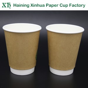 Ly giấy cà phê kraftnguyên chất đơn tường đôi