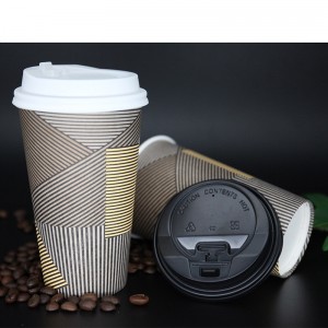 Cốc cà phê giấy dán tường dùng một lần