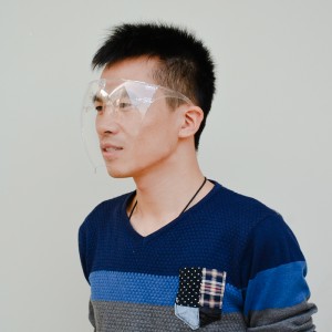 Thiết bị an toàn chống phun xịt Tấm chắn mặt bằngnhựa Blocc có khung