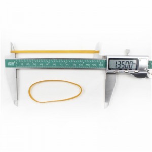 Nhà máy tùy chỉnh màu vàng trong suốt chịunhiệt độ cao và dây cao su côngnghiệp chống lão hóa