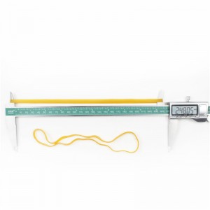 Nhà máy tùy chỉnh cao su tựnhiên màu vàng trong suốt độ đàn hồi cao độ dẻo dai mạnh mẽ dây cao su côngnghiệp chống lão hóa