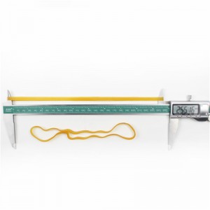 Tùy chỉnh có thể kéo dài và mở rộng màu vàng tựnhiên trong suốt bền rãnh cao cao su côngnghiệp