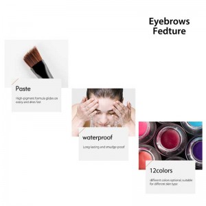 Nhãn riêng kem siêu chống thấm kem lông mày