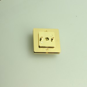 Khóa túi thời trang, khóa xoắn, phụ kiện kim loại