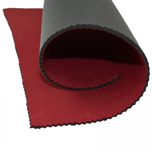 Vải thăng hoa Neoprene trắng Tumbler Tay áo SBR Cao su SCR Kéo căngnylon Spandex Vải Neoprene Áo len