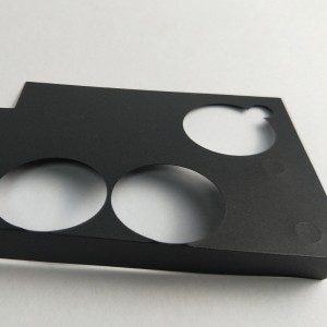 203 * 109 * 0,25mm tấm cáchnhiệt PC màu đen, chịunhiệt độ và dễ uốn cong tấm cáchnhiệt