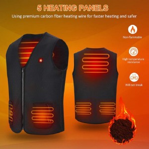 Áo khoác lông cừunóng không thấmnước Vestnam cơ bắp vest quần áo sưởi ấm bodywarmer làm việc điện sưởi ấm áo khoác trọng lượng vest