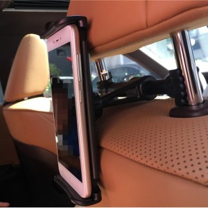 Backseat Car Mobile Chủ xe hơi Ghế sau Điện thoại Máy tính bảng Gắn cho iPhone 7 8 X iPad Máy tính bảng tựa đầu Samsung S8