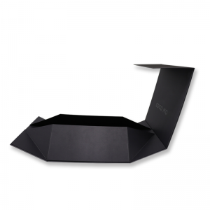 Khuyến mãi Giáng sinh Tùy chỉnh Rigid Groapsible Magnet Flap Gói quà tặng Hộp quà tặng từ tính với logo