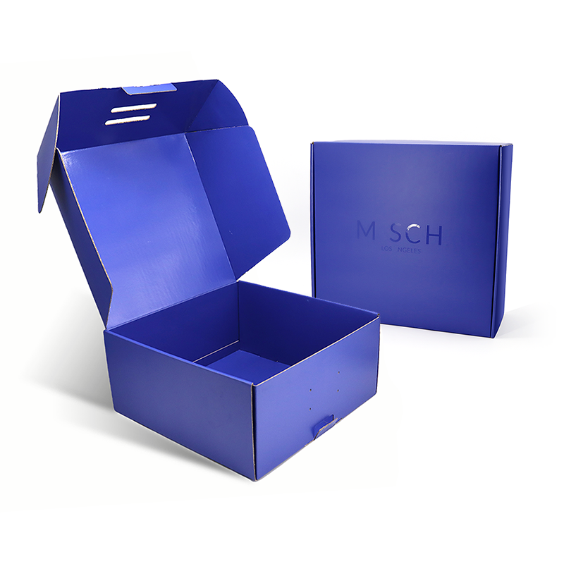 Mẫu miễn phí tùy chỉnh logo màu hồng mỹ phẩm hộp thư vận chuyển