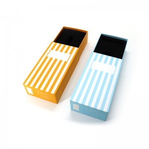 Bán buôn Logo tùy chỉnh Rigid Trượt ra Nước hoa Chai Ngăn kéo Hộp quà tặng Phụ kiện Trang sức Hộp bán lẻ