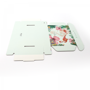 Cao cấp thấp moq màu xanh lá cây giấy đóng gói hộp sóng cho quà tặng