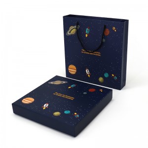 Nắp hồng tùy chỉnh và cơ sở Luxury Valentine Hair Cardboard Hộp quà tặng giấy